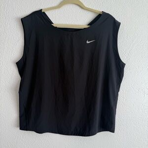 Nike Drifit Tank Top Women’s XL Lightweight Cross Back Loose Cropped Run Train